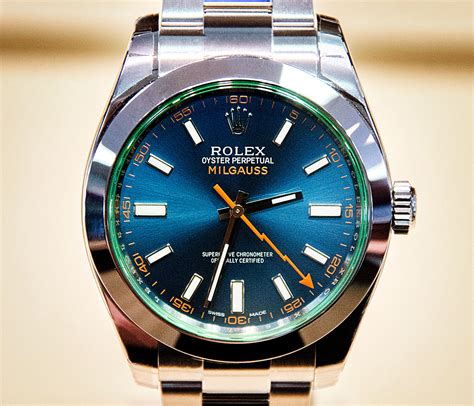 milgauss z blue rolex|Rolex Milgauss z watch review.